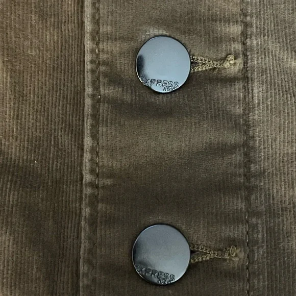 💥4/$20 EXPRESS Brand Courdoray Button-Front Skirt. Bundle and Save! - Picture 5 of 6